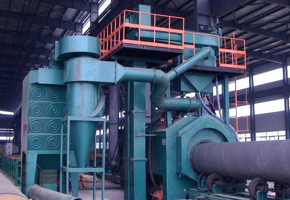 Outer wall of Steel Pipes Shot Blasting Machine