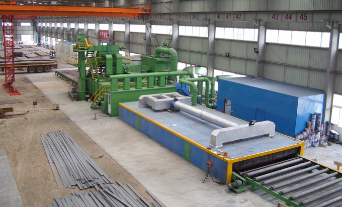JPG Type Steel Plate Pretreatment Production Line